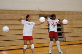 OLM volleyball practice